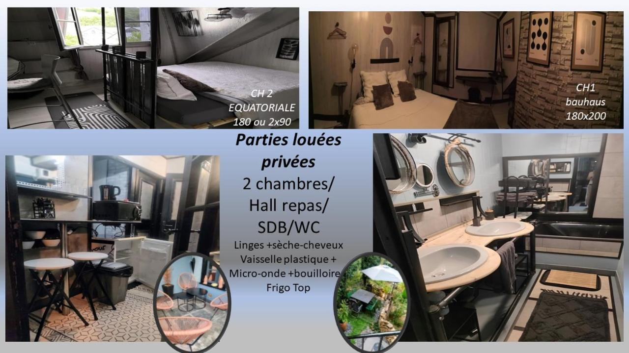 2Ch 4Pers Matelas M De Forme Kitchenette Sdb Wc Au Calme Cote Jardin Tulle Eksteriør bilde